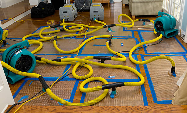 Professional Flood Damage Restoration technician working in Dauphin, PA